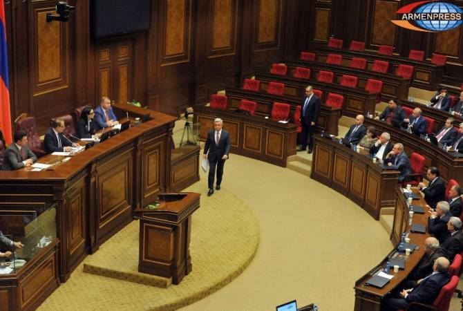 Новоизбранный премьер-министр Республики Армения поблагодарил парламентские 
силы
