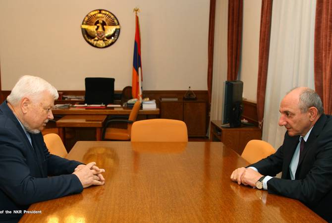 Artsakh’s President receives Andrzej Kasprzyk