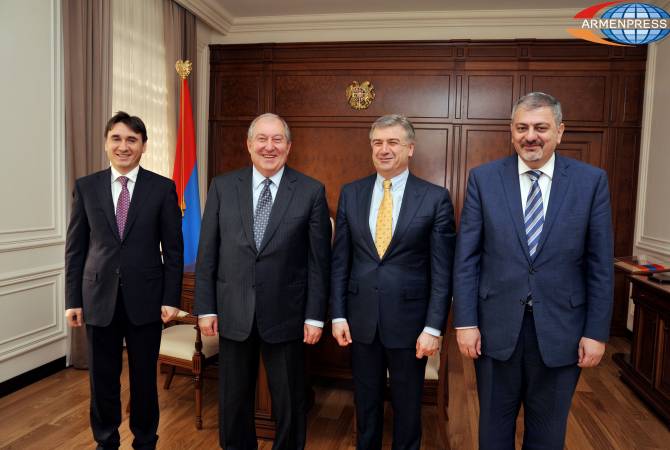 President Sarkissian holds meeting with new Deputy Prime Ministers 