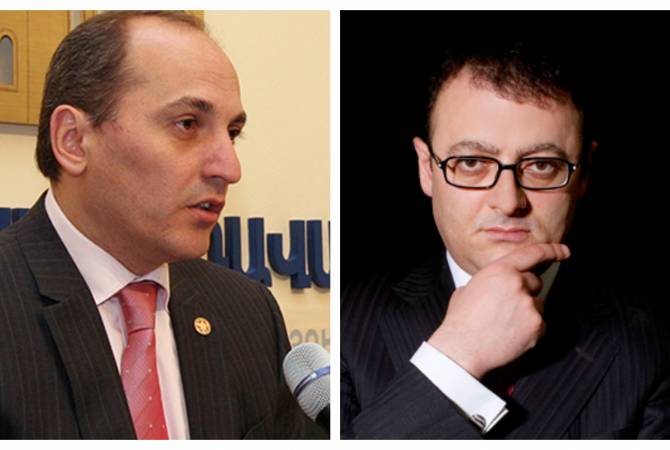 Алексан Арутюнян и Арам Гарибян назначены главными советниками премьер-министра 
Республики Армения
