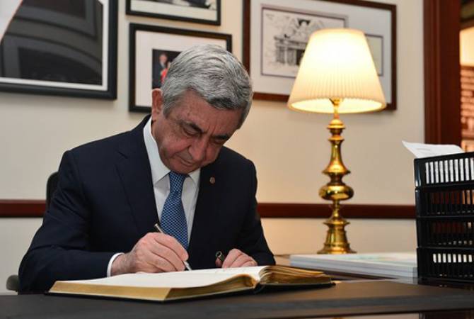 Prime Minister Serzh Sargsyan appoints assistants to PM
