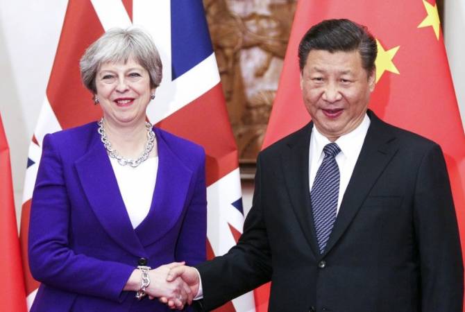 Xi Jinping, Theresa May discuss situation in Syria 