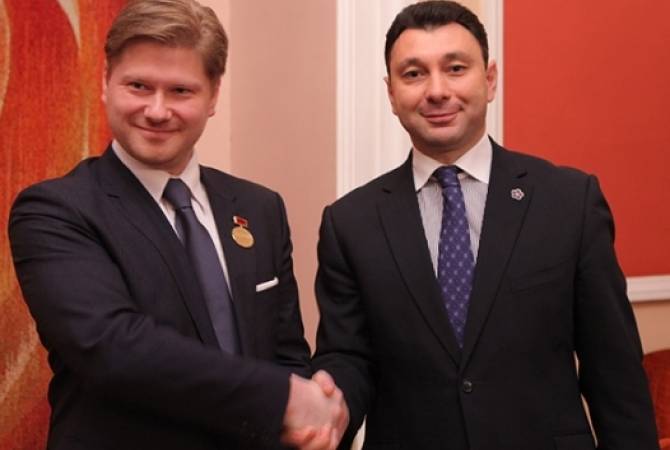 Sharmazanov highlights ratification of Armenia-EU agreement by Latvia’s parliament