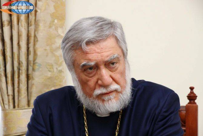 Catholicos Aram I of Great House of Cilicia arrives in Armenia - UPDATED