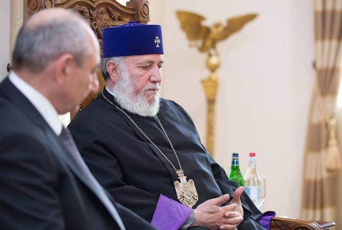 Armenian Church steps in amid growing unrest, clergymen take to the streets to prevent 
clashes