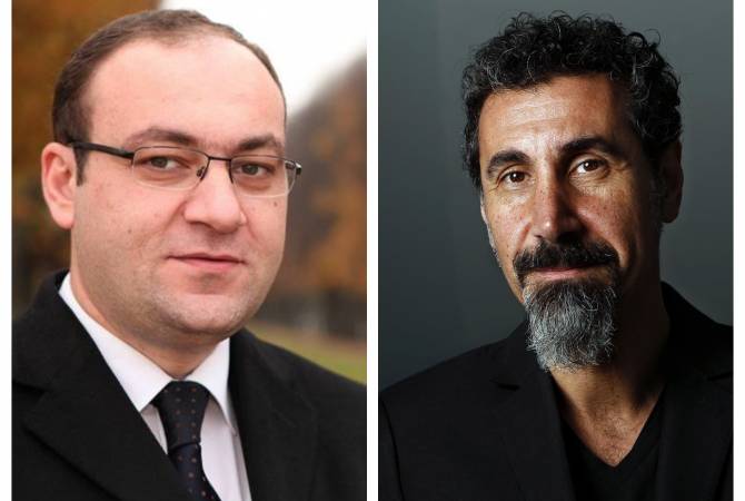 Armenian official advises SOAD’s Serj Tankian to refrain from anti-constitutional calls