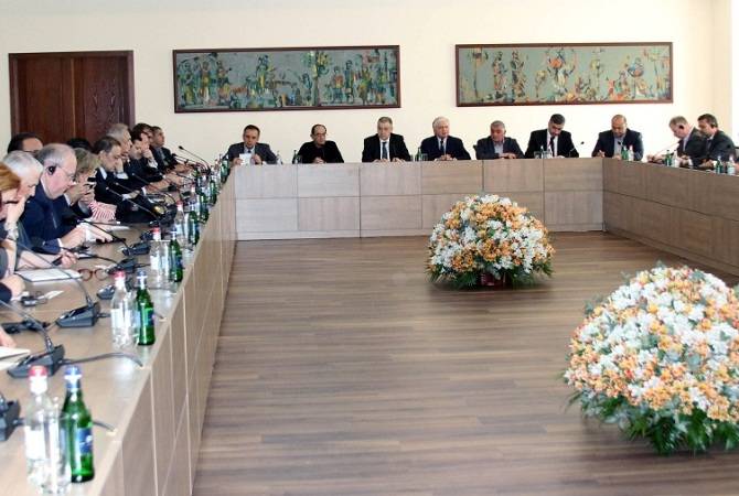 FM Nalbandian, Justice minister Harutyunyan meet with Ambassadors accredited in Armenia