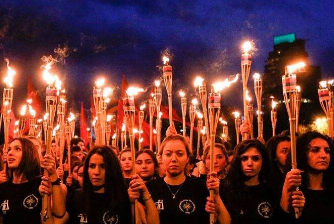 المنظمات الشبابية التابعة لحزب الاتحاد الثوري الأرمني-الطاشناك بأرمينيا تعلن تنظيمها لمسيرة الشعلات 
التقليدية بمساء- 23 نيسان في ذكرى الأبادة الأرمنية وتدعو للتضامن والمصالحة الوطنية