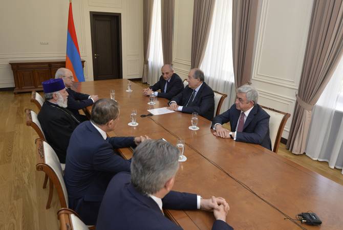 Secular and spiritual leaders of Armenia and Artsakh address joint call to people on the eve of 
April 24