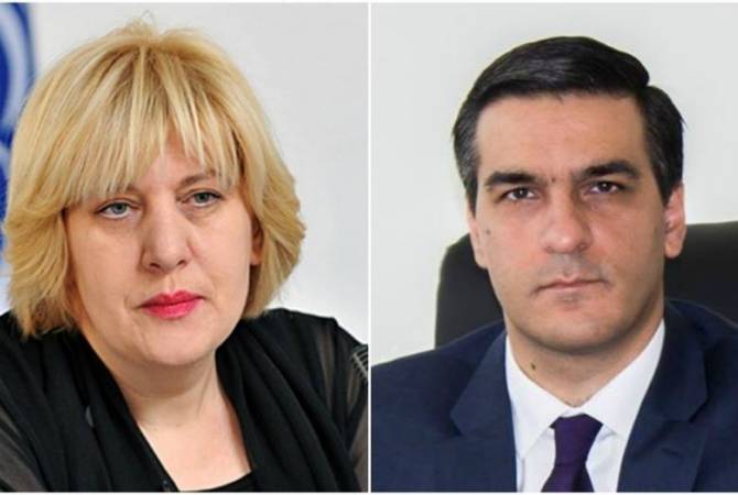 CoE Commissioner for Human Rights discusses ongoing events in Armenia with Ombudsman 
over phone