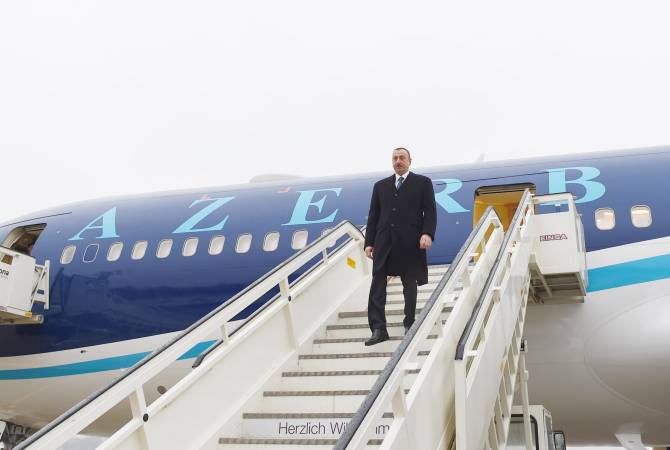 Azerbaijan’s Aliyev departs for Turkey