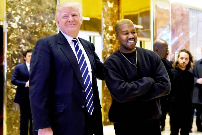 Trump thanks rapper Kanye West for compliments on Twitter