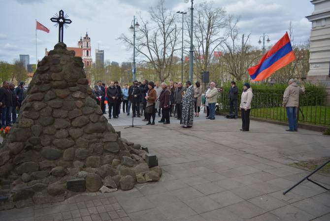 Լիտվայում Հայոց ցեղասպանության տարելիցին նվիրված միջացառումներ են 
անցկացվել