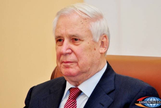 Russian senator Nikolai Ryzhkov hopes for exclusively constitutional, legal solution of Armenia 
situation 