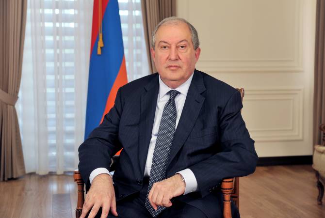President Armen Sarkissian highlights constitutional settlement for ongoing political crisis 