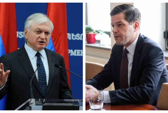 Armenia’s acting FM holds phone conversation with US Assistant Secretary of State 