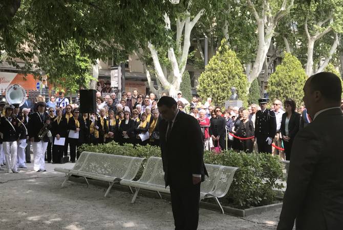 В Марселе состоялись мероприятия, посвященные 103-й годовщине  Геноцида армян