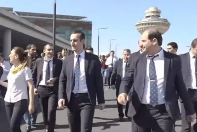 Strike of several office employees of Yerevan airport didn’t impact flight schedule