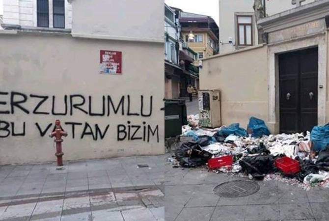 Man suspected in vandalism on Armenian Church of Istanbul detained 