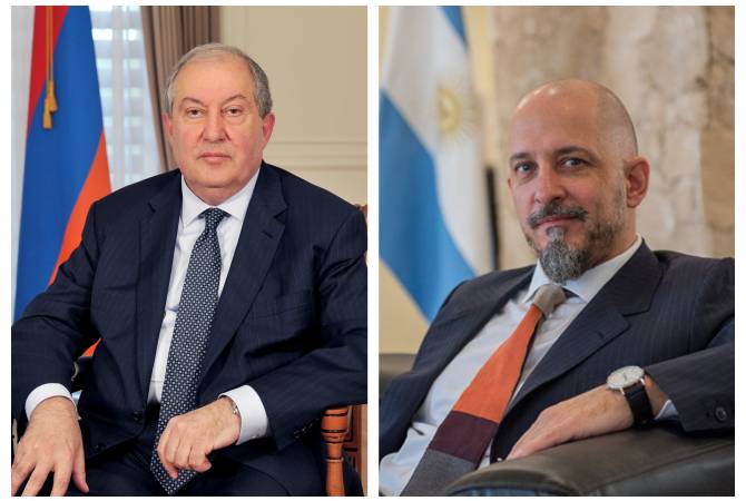 Armenian President holds meeting with Ambassador of Argentina
