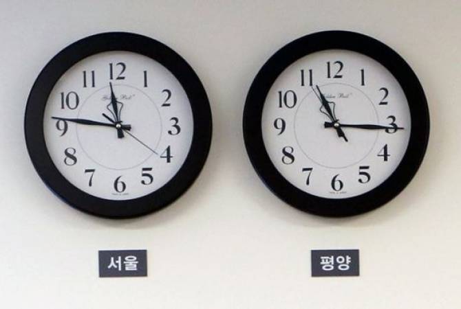North Korea changes its time zone to match South