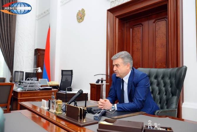 Карен Карапетян поздравил нового премьер-министра и пожелал ему бескризисного правления