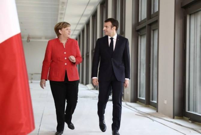 DPA: Меркель и Макрон обсудили ситуацию на Ближнем Востоке