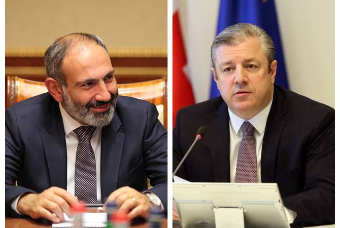 Премьер-министр Армении Никол Пашинян приглашает грузинского коллегу Георгия 
Квирикашвили в Армению
