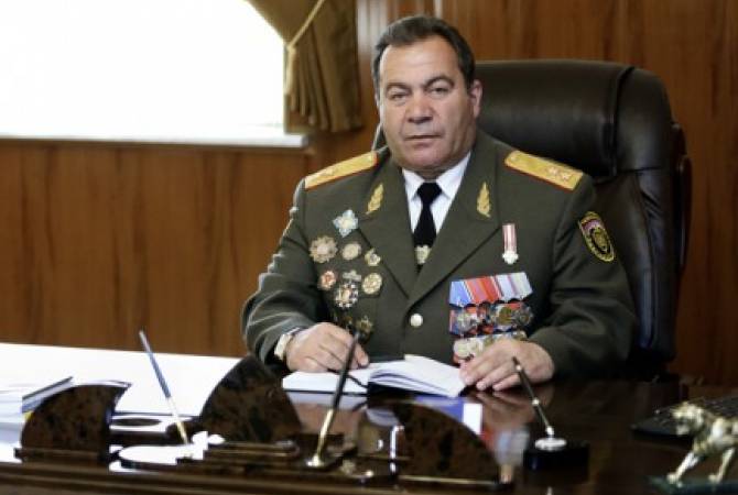 Левон Ераносян будет снят с должности командующего внутренними войсками
