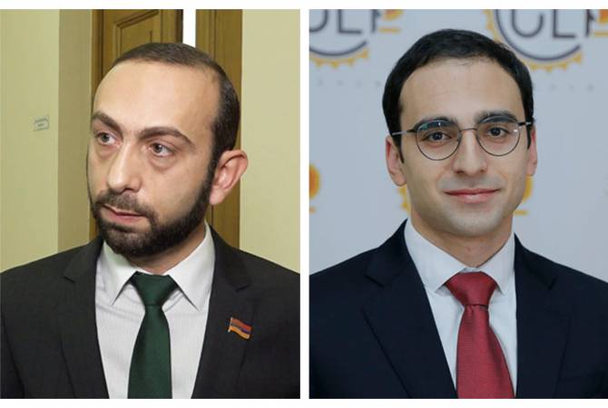 Ararat Mirzoyan appointed First Deputy Prime Minister, Tigran Avinyan – Deputy Prime Minister