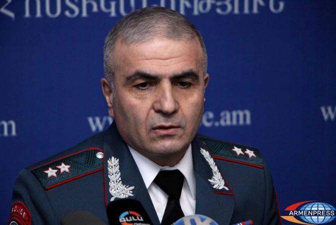 Унан Погосян освобожден с должности первого заместителя начальника полиции 
Республики Армения