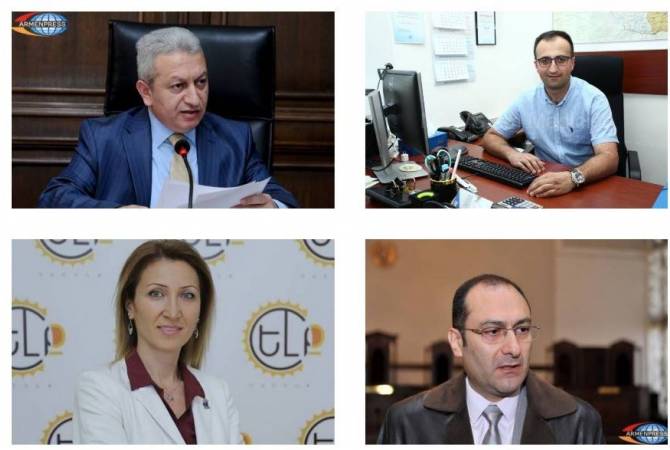 Назначены министры труда и по социальным вопросам, финансов, юстиции и 
здравоохранения  Республики Армения