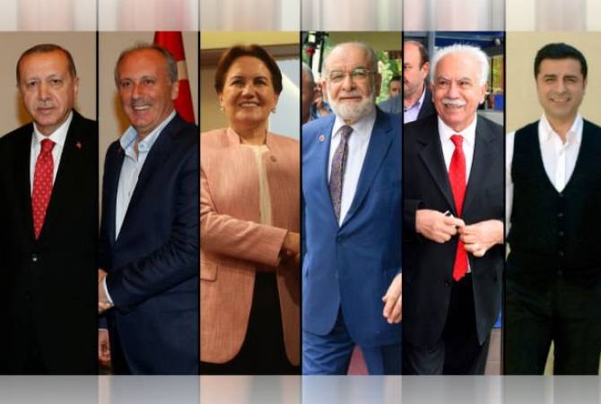 Թուրքիայում պաշտոնապես հրապարակվել է նախագահի թեկնածուների 
վերջնական ցուցակը