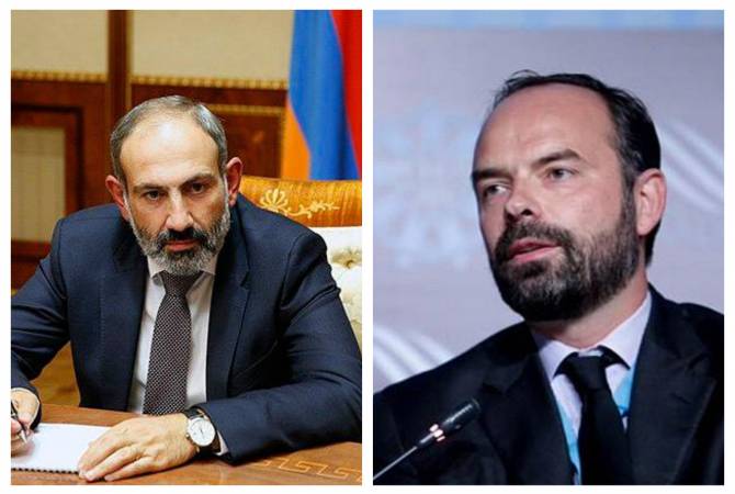 France stands with Armenia: PM Édouard Philippe congratulates Nikol Pashinyan