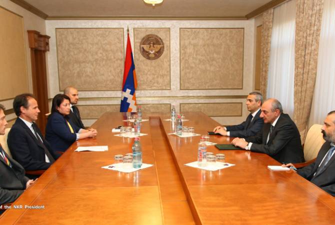 Artsakh’s President highlights activities of HALO Trust