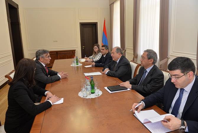 Президент Армении принял руководителя южно-кавказской региональной программы 
Фонда «Конрад Аденауэр»
