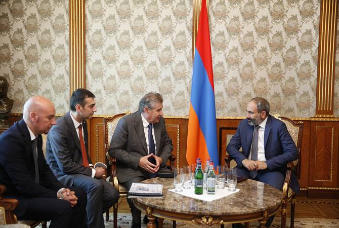 Премьер-министр Армении Никол Пашинян принял генерального директора компании 
«Renco»
