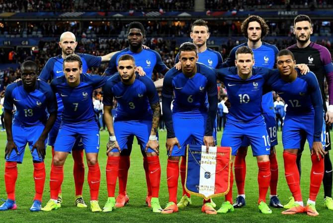 Ֆրանսիայի ֆուտբոլի հավաքականը ներկայացրել է աշխարհի առաջնության հայտացուցակը

 