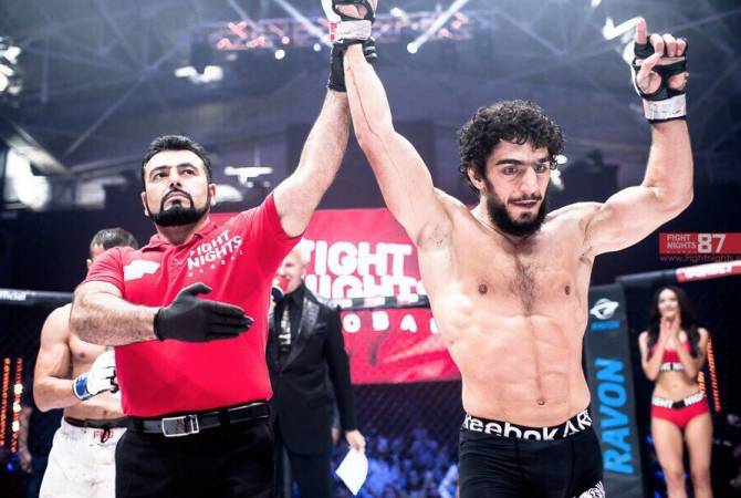 Միհրան Հարությունյանն  առաջին հաղթանակն է տոնել MMA-ում