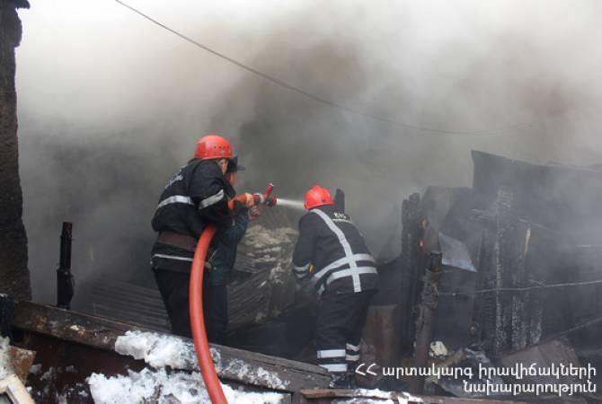 Նոր Արտամետ գյուղում բնակելի վագոն-տնակ է այրվել 