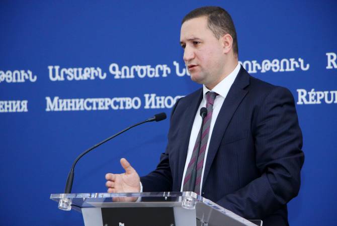 Участие  Арцаха в переговорах является обязательным условием для достижения 
длительного мира: пресс-секретарь МИД Армении Тигран Балаян