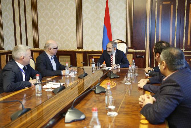 Премьер-министр Армении Никол Пашинян принял президента Международной 
ассоциации Gallup International Канчо Стойчева