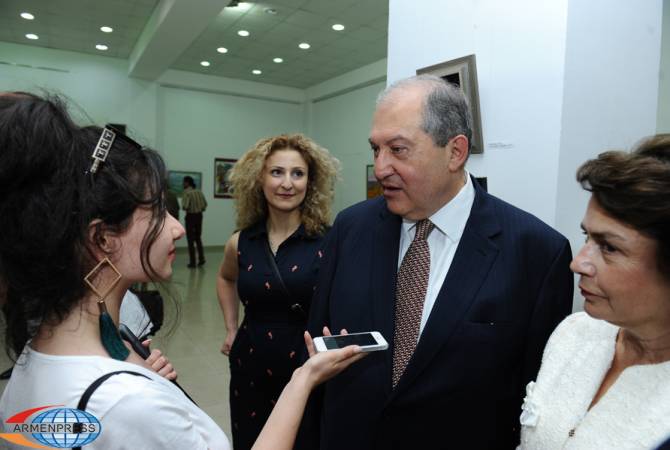 President Sarkissian comments on NSS Director’s announcement over exposure of corruption 
chains