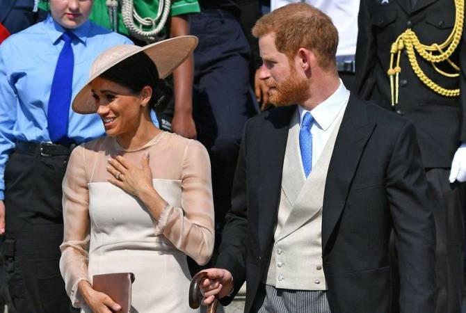 Harry and Meghan attend first royal event since wedding