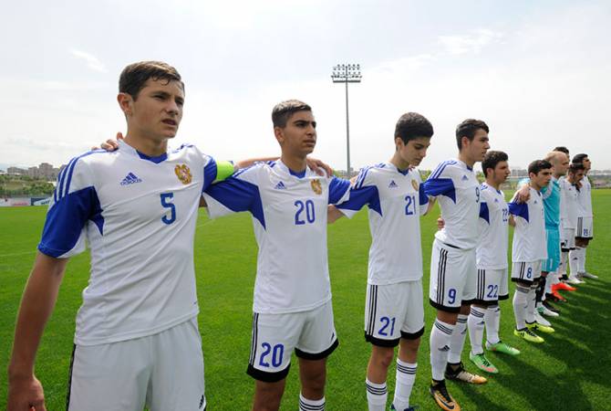 Юношеская сборная Армении сыграла вничью со сборной Грузии