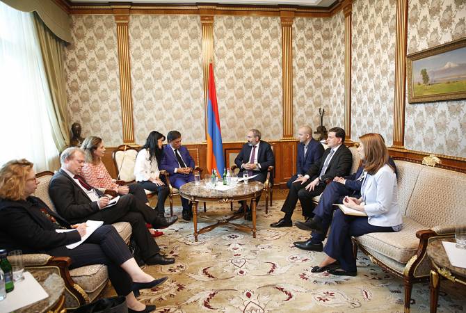 Премьер-министр Армении Никол Пашинян принял делегацию содокладчиков 
Мониторинговой комиссии ПАСЕ

