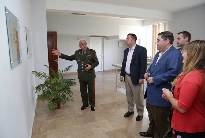 Drastamat Kanayan's descendants visit the Institute named after their grandfather in Armenia