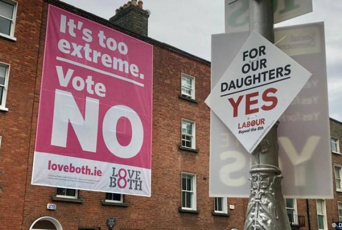 Իռլանդիայում հանրաքվե Է ընթանում աբորտի իրավունքի ընդլայնման շուրջ
