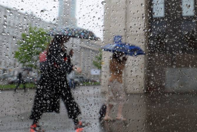 Հայաստանում անձրևները կշարունակվեն, օդի ջերմությունը կնվազի 4-5 աստիճանով