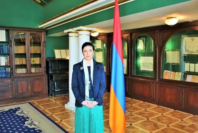 Супруга посла Армении в России избрана президентом Международного женского клуба 
Москвы
